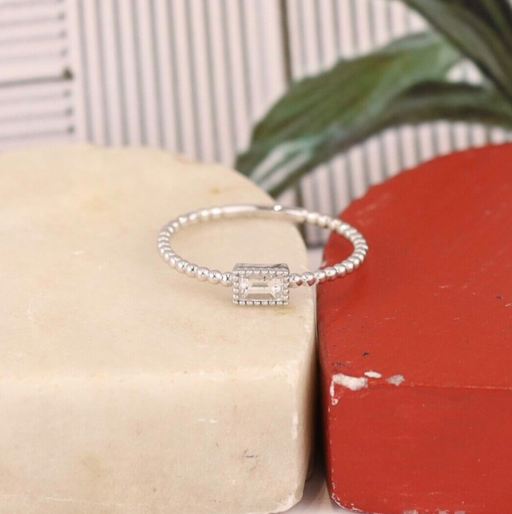 .25 Carat Diamond Engagement Ring 18K White Gold ER0116