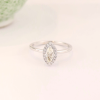 GIA-Certified .31 Carat Diamond w/.09 CTW Engagement Ring 18k White Gold ER0160