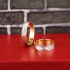 Wedding Ring 18K Twotone Gold WR384-4