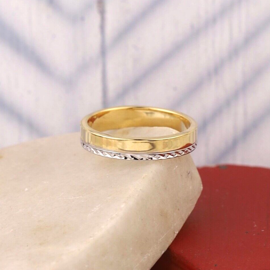 Men’s Wedding Ring 18k Twotone Gold WR388-2