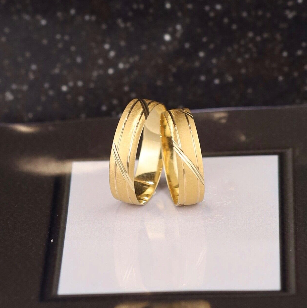 Wedding Ring 18k Yellow Gold WR389