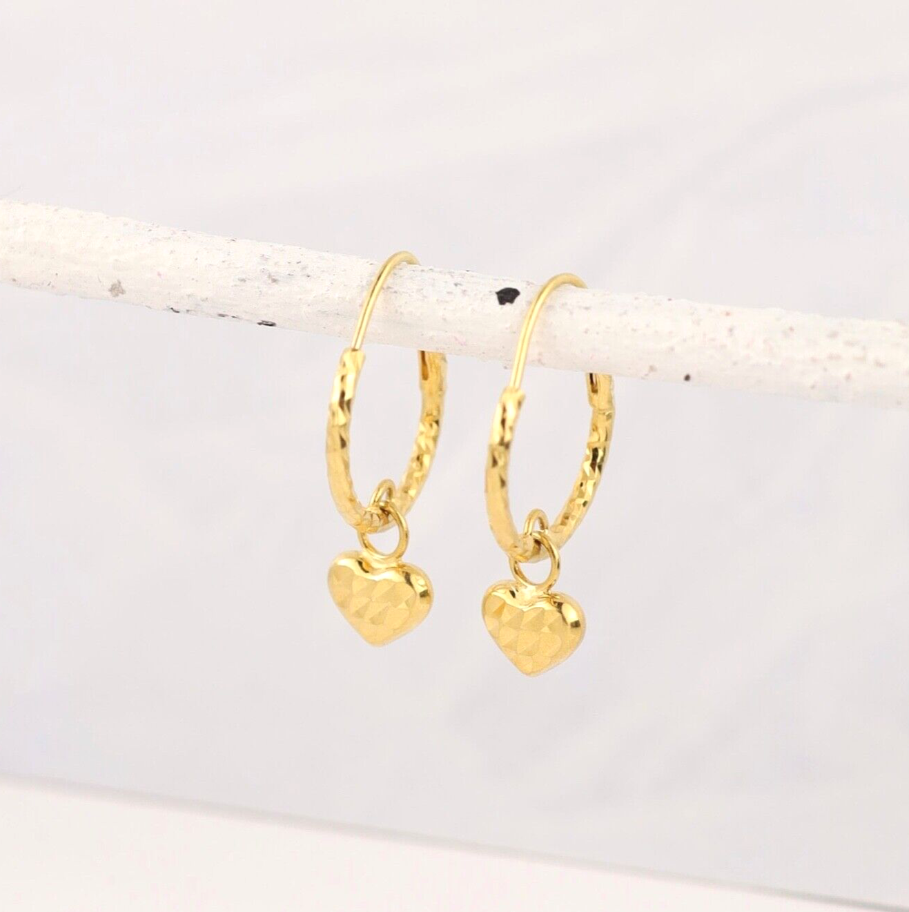 Dangling Earrings 18k Yellow Gold E028