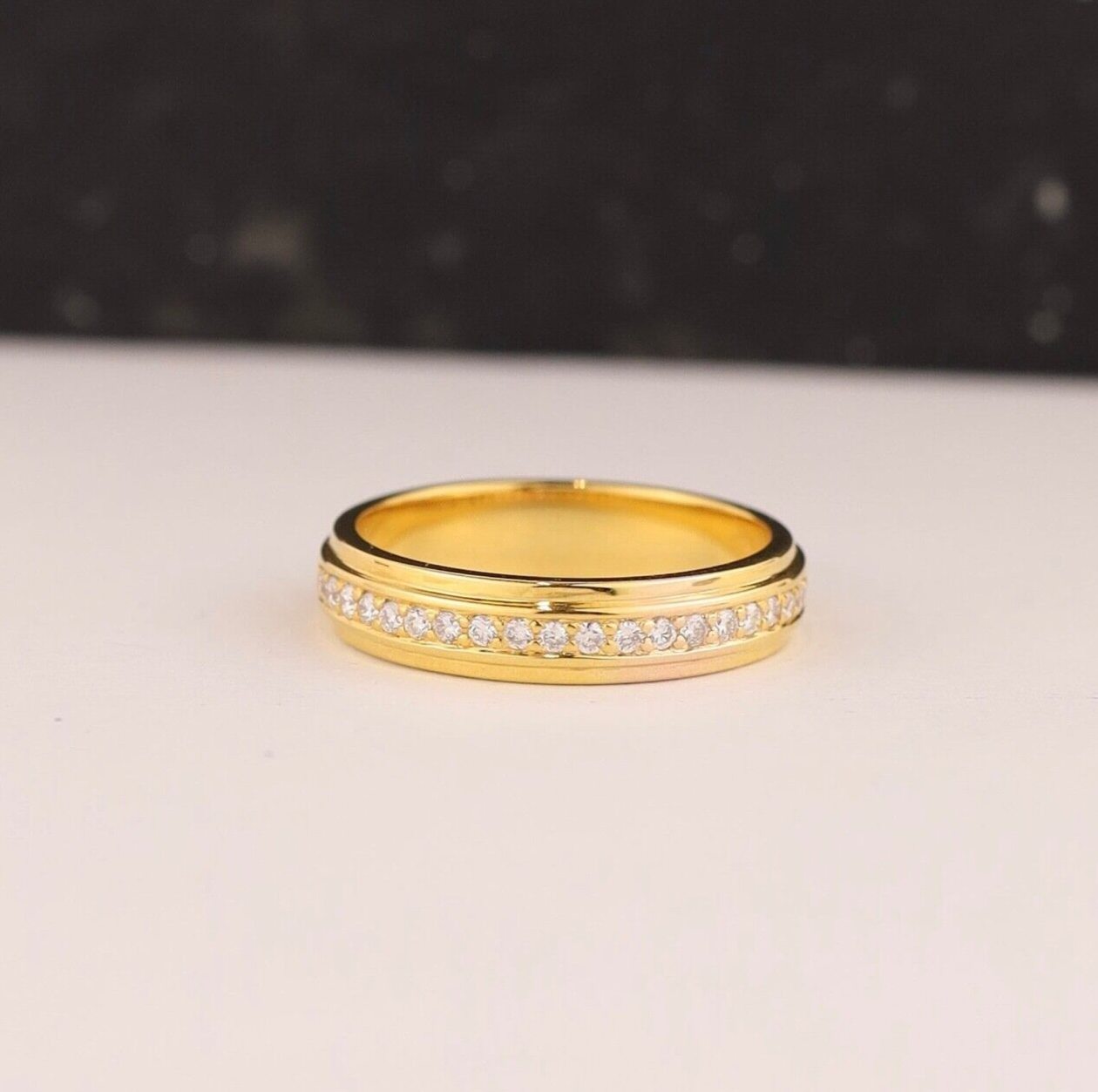 .21 CTW Diamond Wedding Ring 14k Yellow Gold WR372A-1