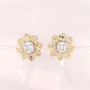 .503 CTW Diamond 3-Way Earrings 14k Twotone Gold E033-YG