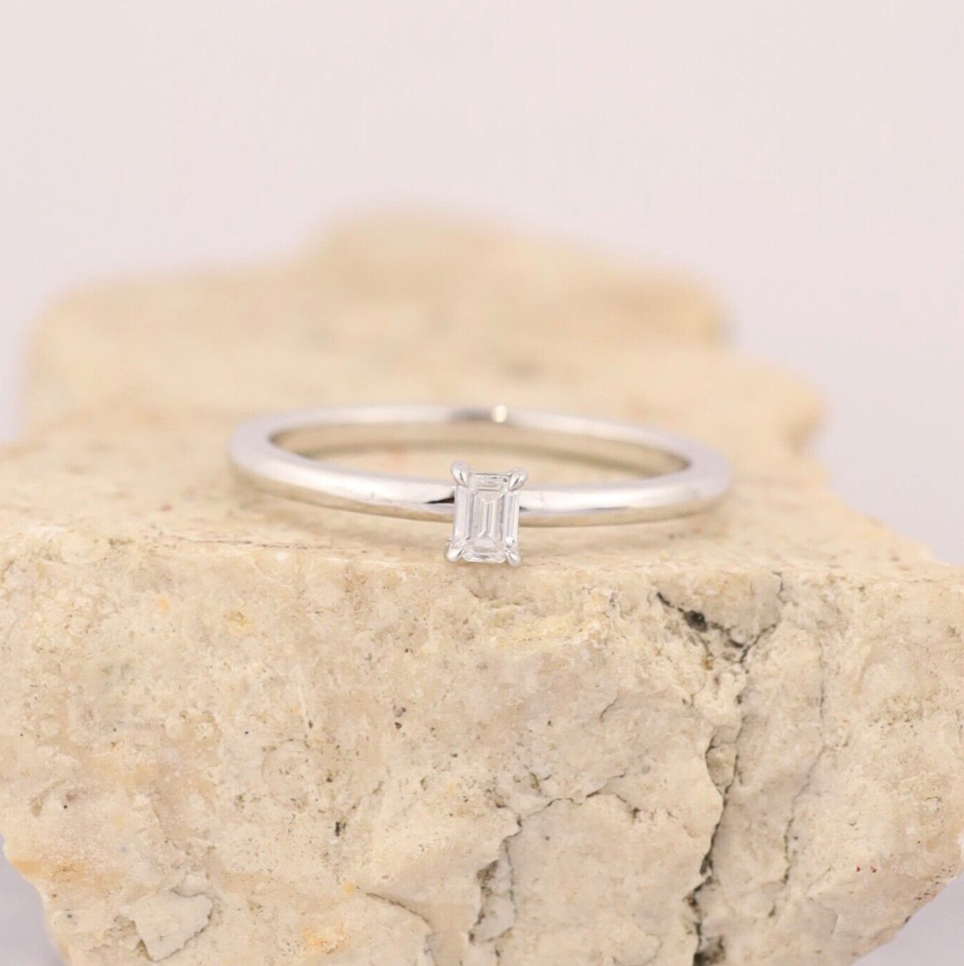 .11 Carat Diamond Engagement Ring 18k White Gold ER0231-WG