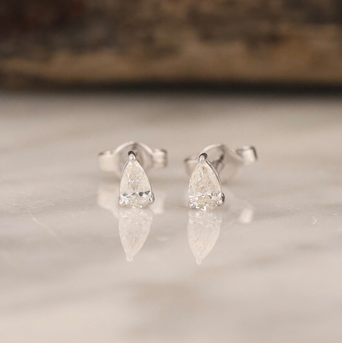 .28 CTW Diamond Stud Earrings 14k White Gold E050-WG