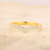 .30 CTW Diamond Half Eternity Ring 18k Yellow Gold HE407-YG