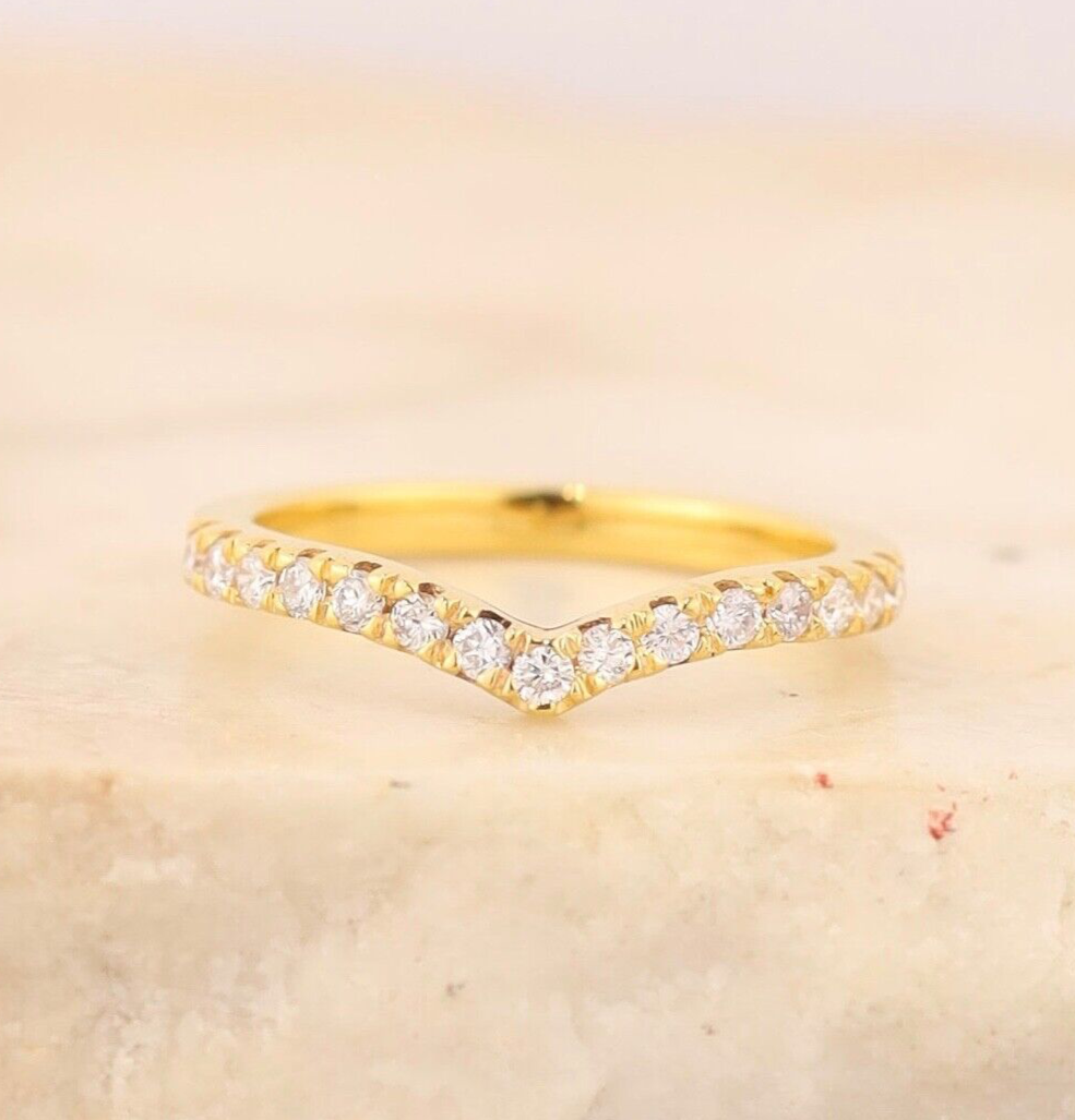 .30 CTW Diamond Half Eternity Ring 18k Yellow Gold HE407-1 YG