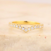 .30 CTW Diamond Half Eternity Ring 18k Yellow Gold HE407-2 YG