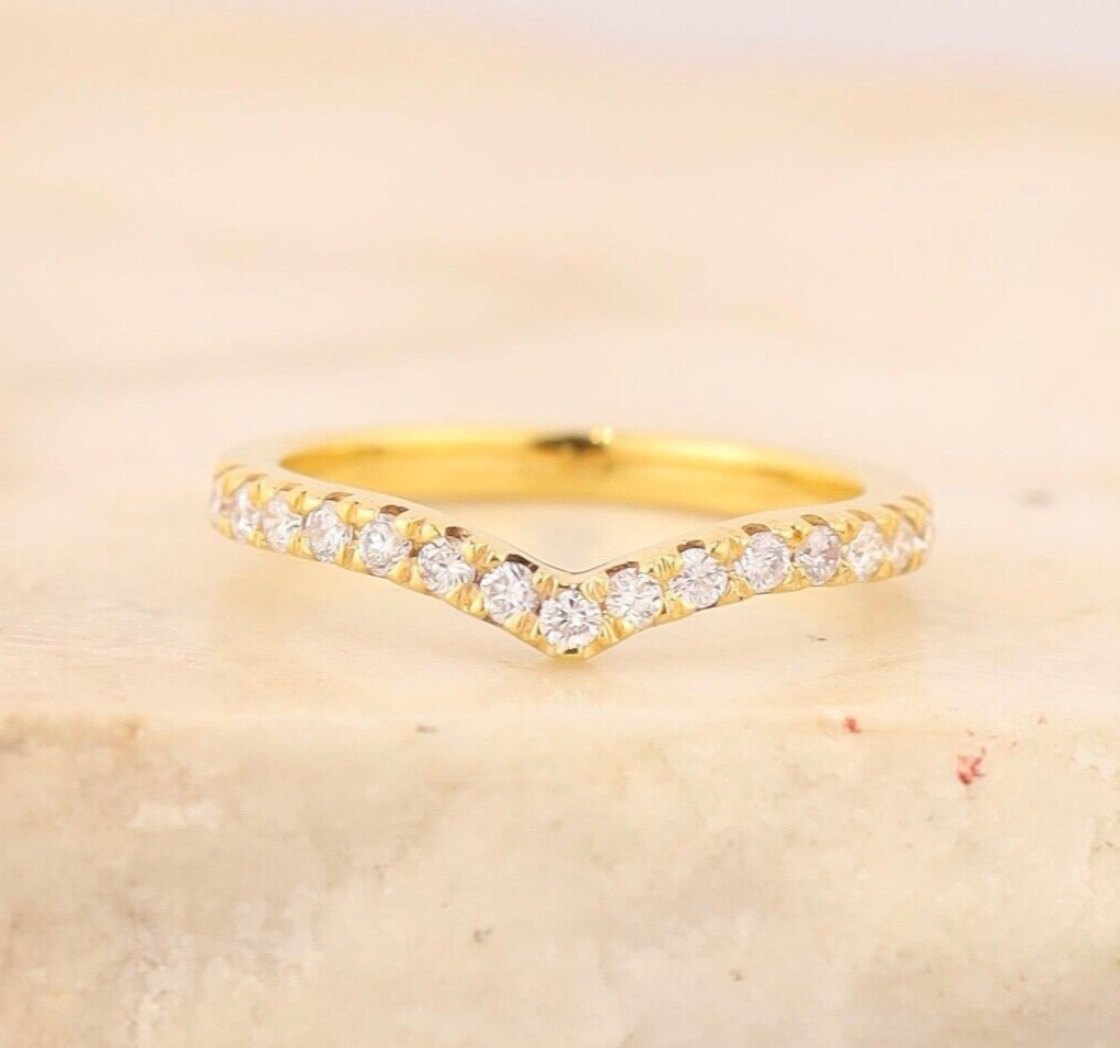 .30 CTW Diamond Half Eternity Ring 18k Yellow Gold HE407-2 YG