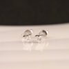 .22 CTW Diamond Stud Earrings 18k White Gold E056-WG
