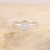 .20 CTW Diamond Engagement Ring 14k White Gold ER0230-1 WG