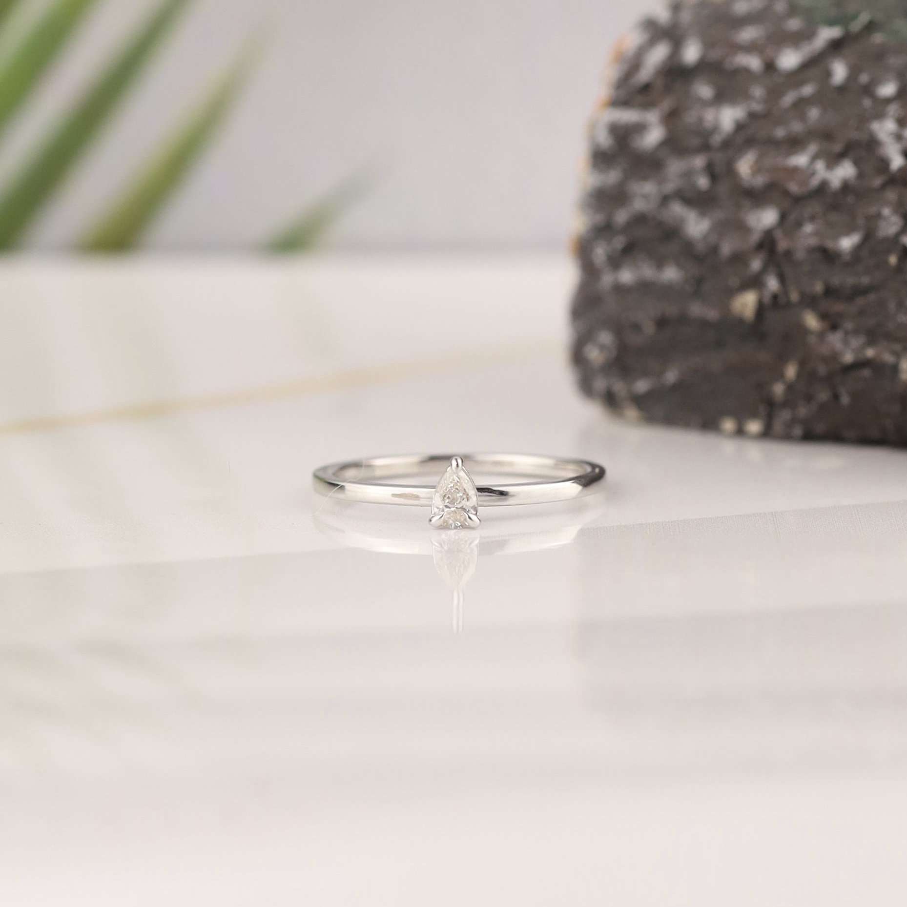 .12 Carat Diamond Engagement Ring 18k White Gold ER0257-WG