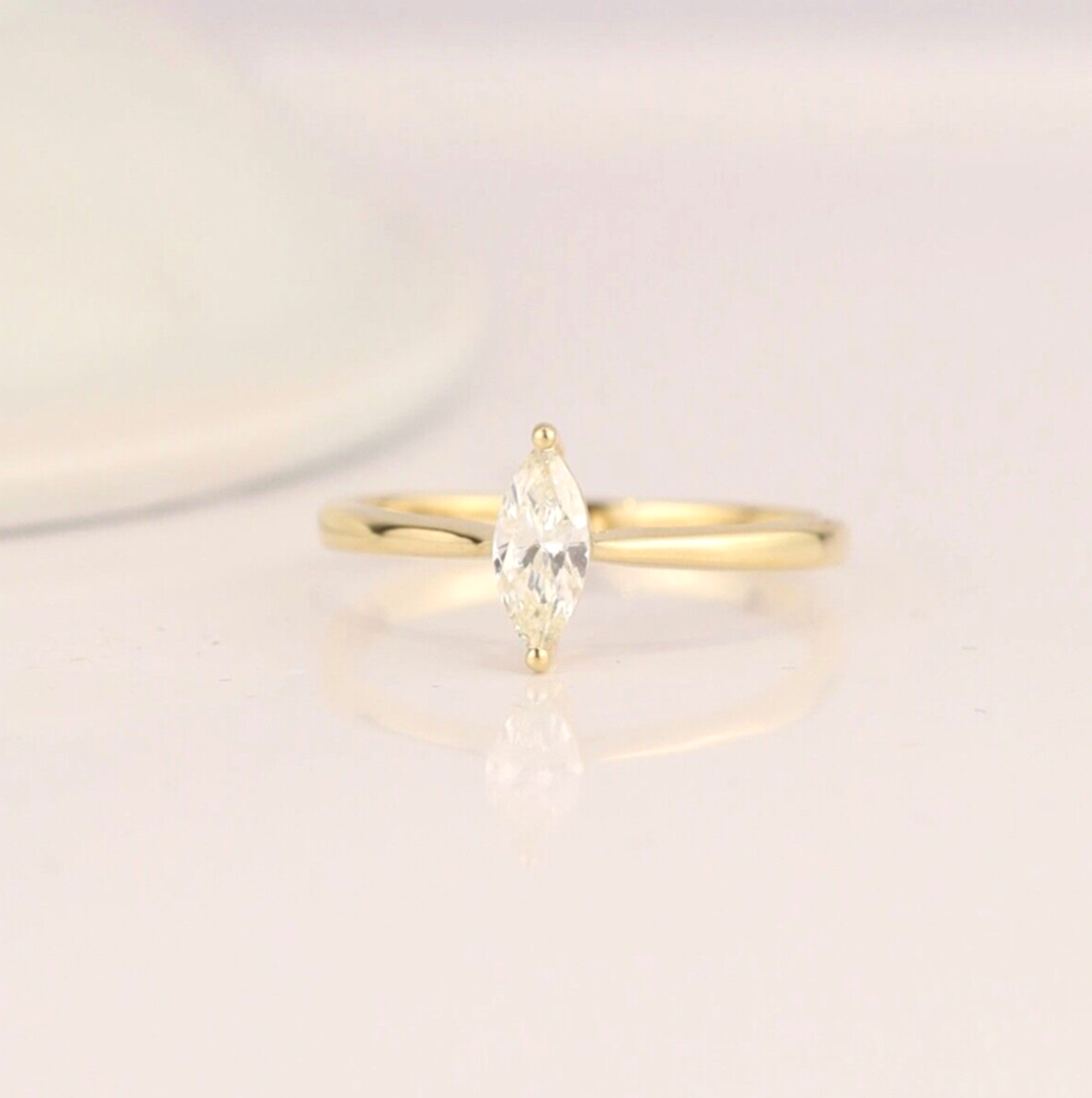 .33 Carat Diamond Engagement Ring 18k Yellow Gold ER0237-1 YG