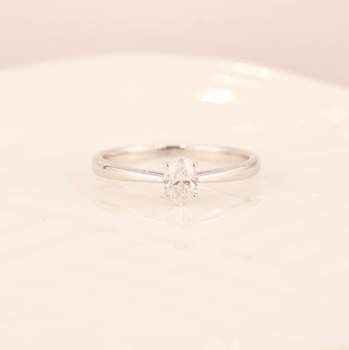 .37 Carat Diamond Engagement Ring 18k White Gold ER0240-WG