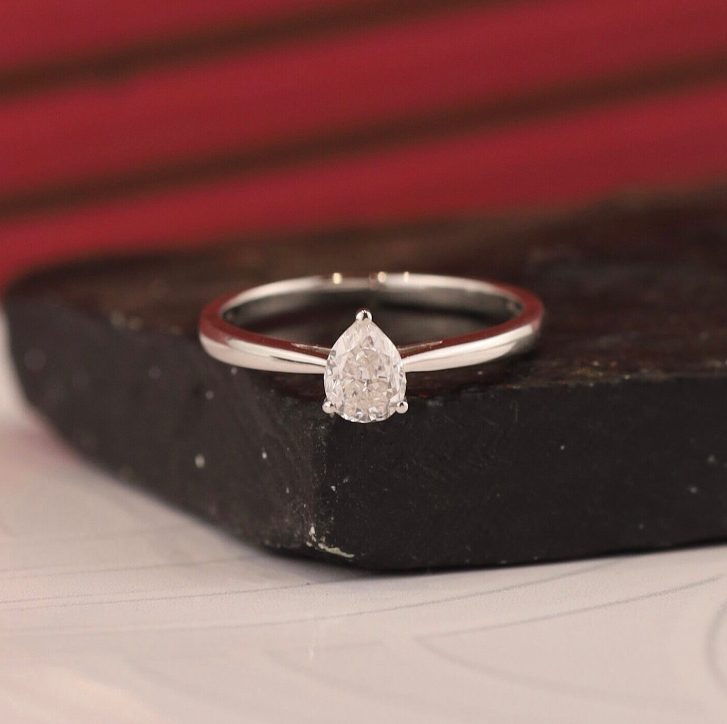 .64 Carat Diamond Engagement Ring 18k White Gold ER0243-WG