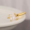 GIA-Certified 1.00 Carat Diamond Engagement Ring 18k Yellow Gold ER0272-YG