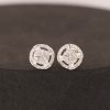 .50 CTW Diamond Earrings 18k White Gold E045-WG