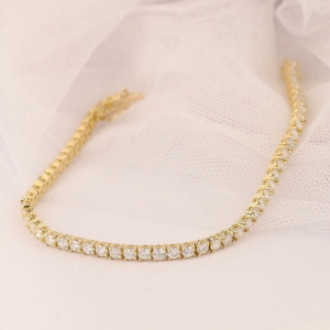 5.00 CTW Diamond Tennis Bracelet 18k Yellow Gold B192-YG