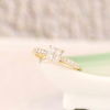 .57 CTW Diamond Engagement Ring 18k Yellow Gold ER0246-YG