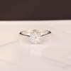 .45 CTW Diamond Engagement Ring 18k White Gold ER0250-WG