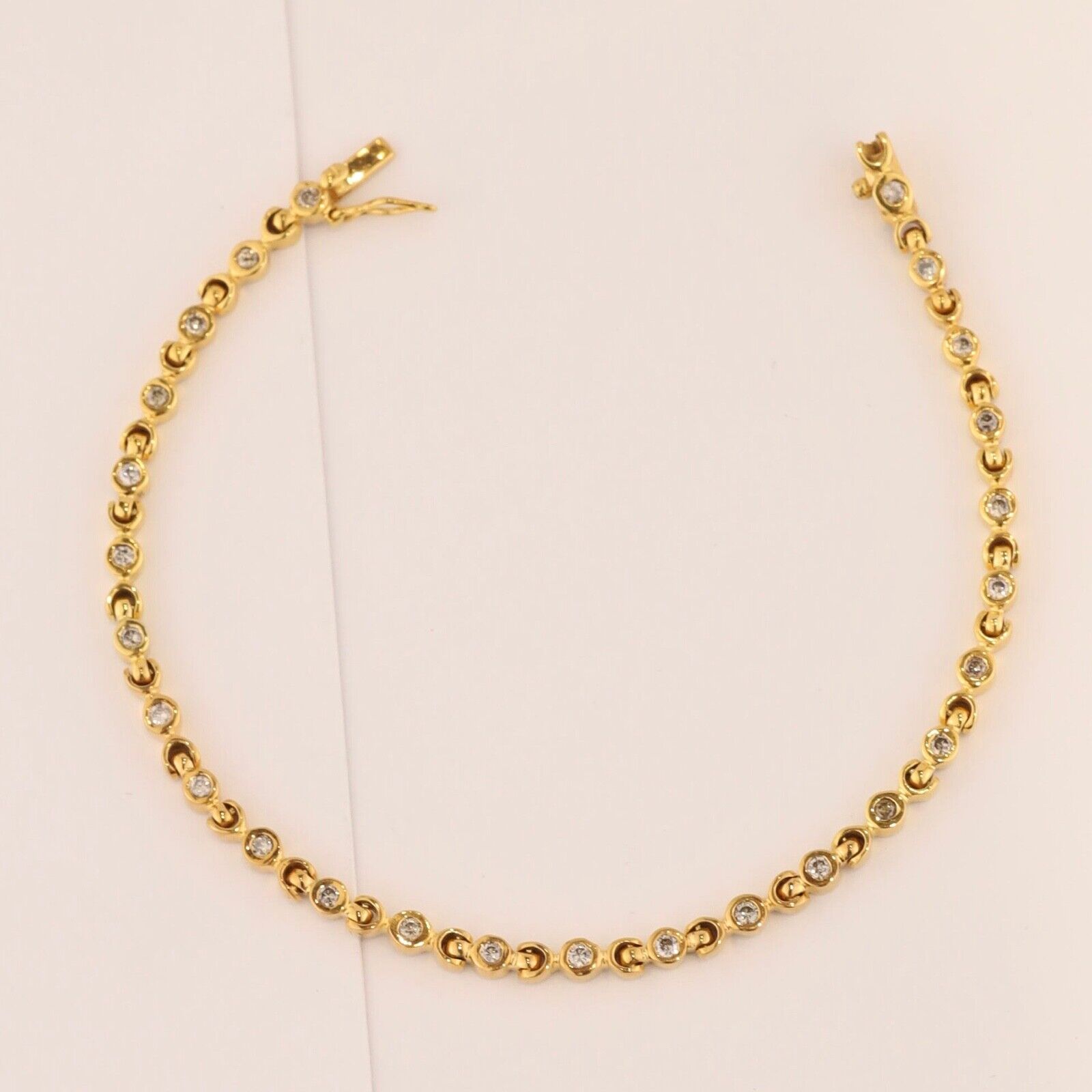 .52 CTW Diamond Bracelet 14k Yellow Gold B204-YG