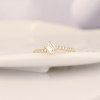 .62 CTW Diamond Engagement Ring 18k Yellow Gold ER0245-YG