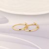 Creole Earrings 18k Yellow Gold E067-YG