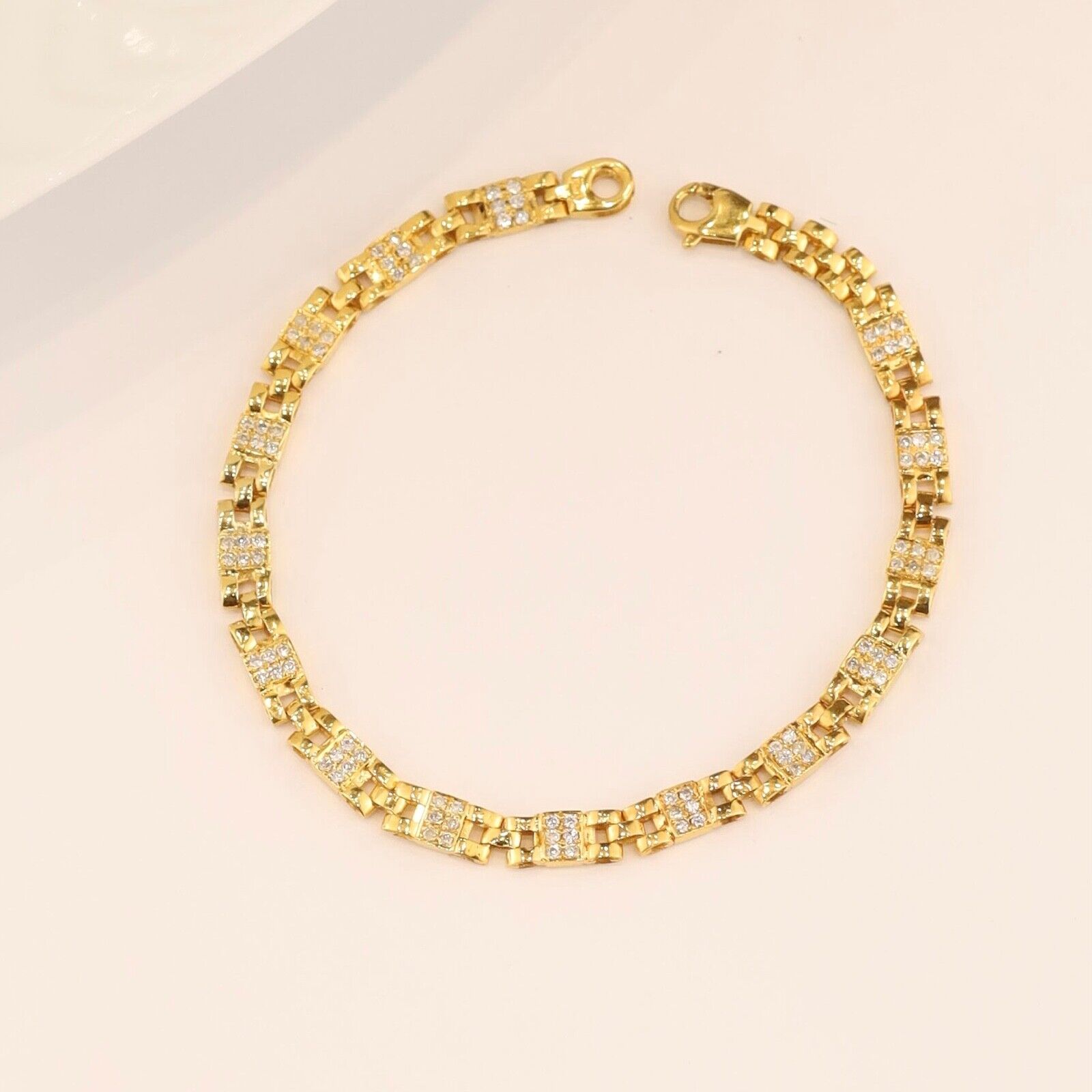 .72 CTW Diamond Bracelet 14k Yellow Gold JS222B-YG