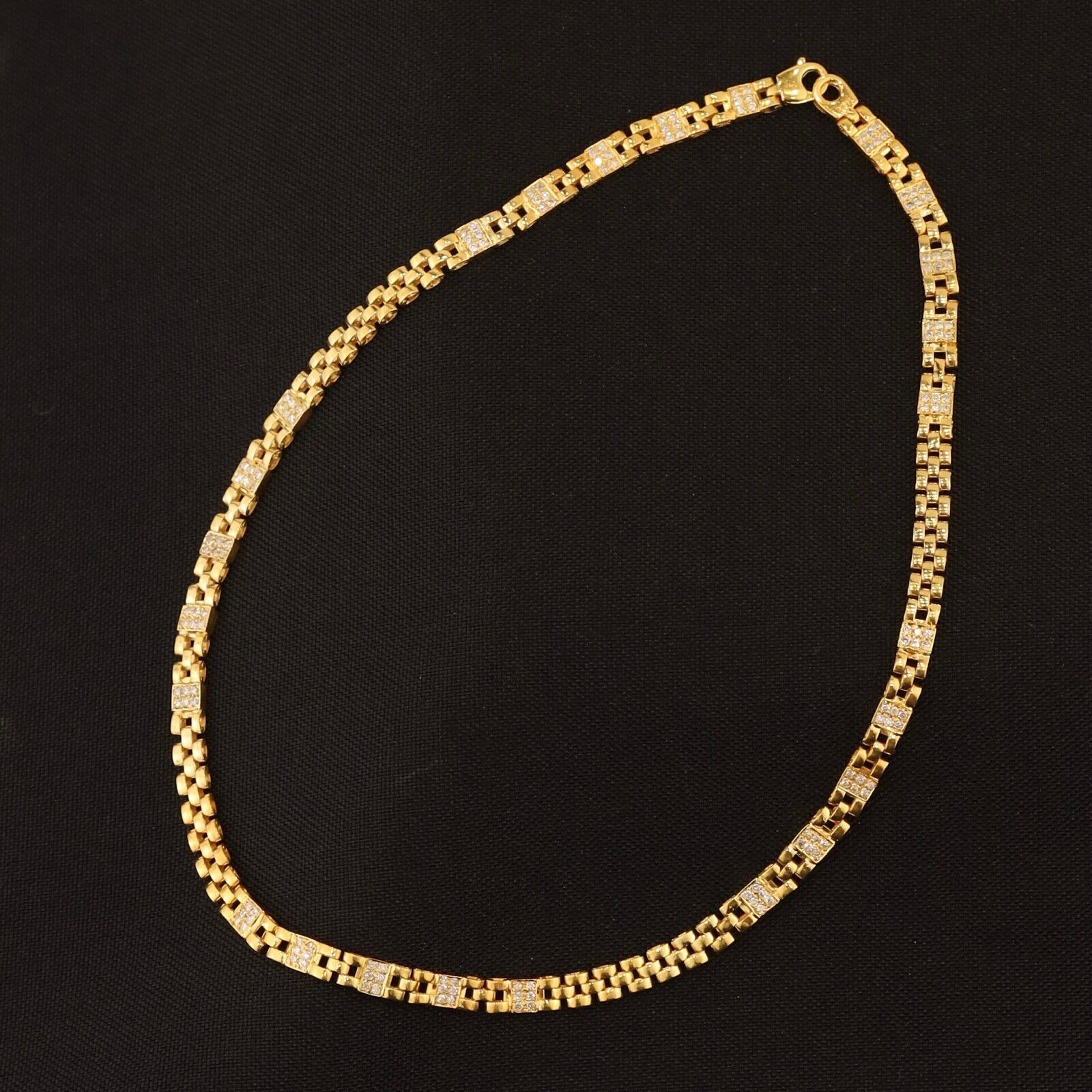 1.20 CTW Diamond Necklace 14k Yellow Gold JS222N-YG