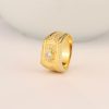 .358 CTW Diamond Ring 14k Yellow Gold R353-YG