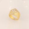1.50 CTW Diamond Ring 18k Yellow Gold R354-YG