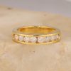 .80 CTW Diamond Half Eternity 9k Yellow Gold HE409-YG