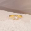 1.05 Carat Diamond Engagement Ring 18k Yellow Gold ER0287-YG