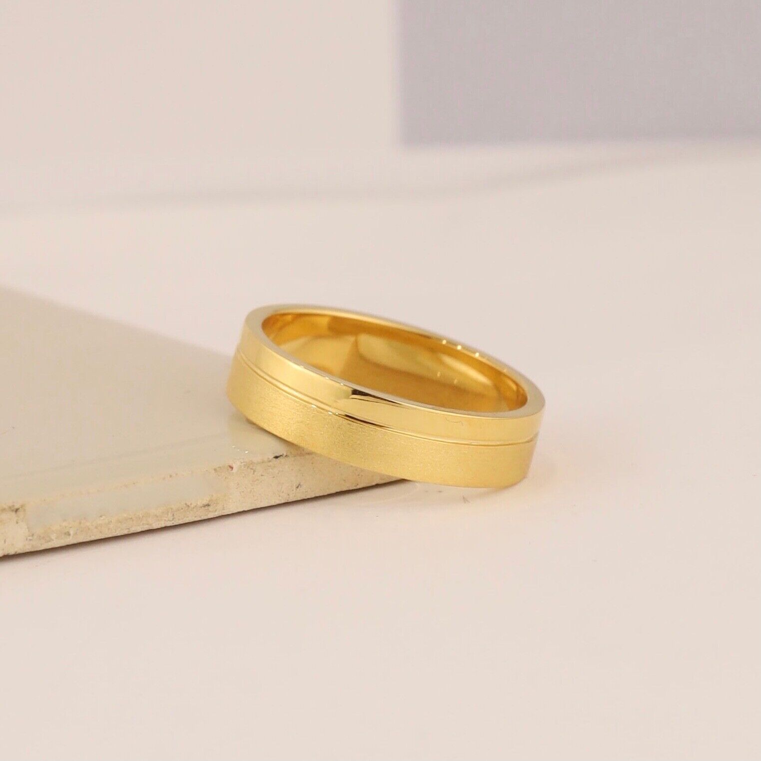 Wedding Ring 18k Yellow Gold WR413-YG