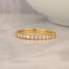 .24 CTW Diamond Half Eternity Ring 18K Yellow Gold HE421-YG