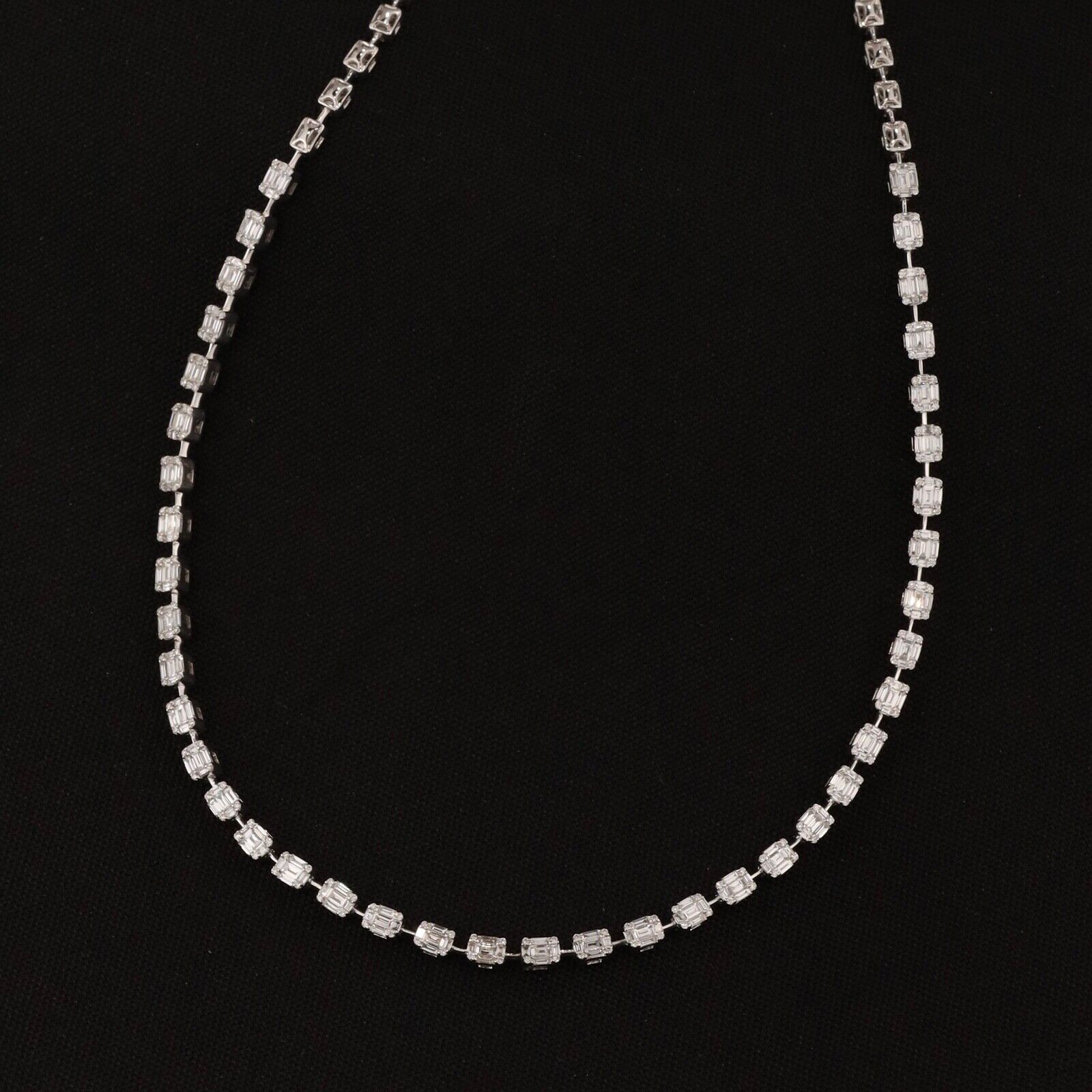 3.32 CTW Diamond Necklace 18k White Gold N357-WG