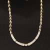 3.45 CTW Diamond Necklace 18k Yellow Gold N356-YG