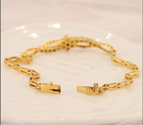 .51 CTW Diamond Bracelet 14k Yellow Gold B210-YG