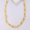 1.60 CTW Diamond Necklace 18k Yellow Gold N358-YG