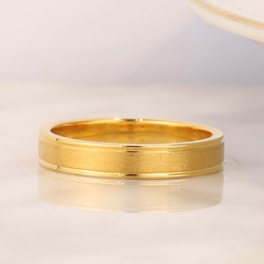 Men’s Wedding Ring 18K Yellow Gold WR379B-1 YG