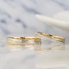 .106 CTW Diamond Wedding Rings 18K Twotone Gold WR428-WYG