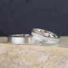 .15 CTW Diamond Wedding Rings 18K White Gold WR439-WG