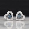 1.00 CTW Diamond 2-Way Earrings 18K White Gold E088-WG