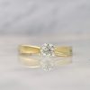 .50 CTW Diamond Engagement Ring 18K Yellow Gold ER0301-YG