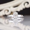 GIA-Certified 1.00 Carat Diamond Engagement Ring 18K White Gold ER0337-WG