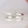 .15 CTW Diamond Engagement Ring 18K White Gold ER0326-1 WG