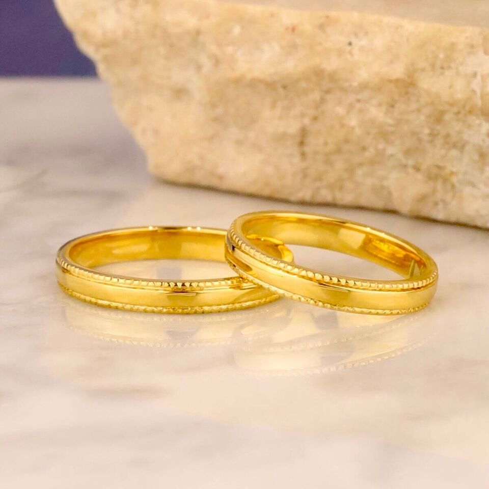 Wedding Rings 18k Yellow Gold WR423-YG