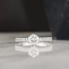 .60 CTW Diamond Engagement Ring 18K White Gold ER0308-WG