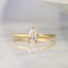 GIA-Certified .30 Carat Diamond Engagement Ring 18K Yellow Gold ER0309-YG